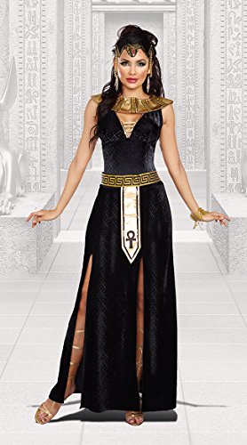 Product Cover Dreamgirl Women's Exquisite Cleopatra Costume, Black/Gold, Medium