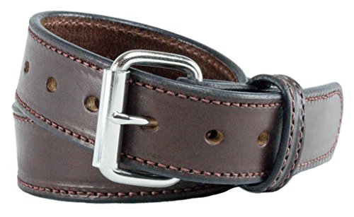 Product Cover Relentless Tactical The Ultimate Concealed Carry CCW Leather Gun Belt - New and Improved - 14 Ounce 1 1/2 inch Premium Full Grain Leather Belt - Handmade in The USA! Brown Size 38