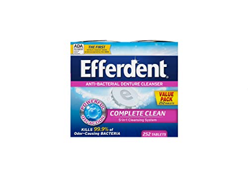 Product Cover Efferdent Denture Cleaner 252 Piece Tablets