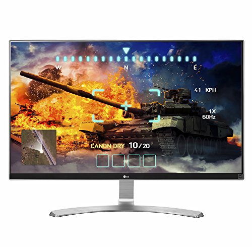 Product Cover LG 27UD68-W 27-Inch 4K UHD IPS Monitor with FreeSync, Silver/White