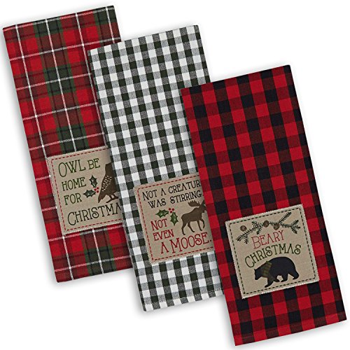 Product Cover DII Cotton Christmas Holiday Dish Towels, 18x28
