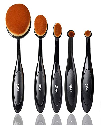 Product Cover JPNK Oval Toothbrush Style Synthetic Powder Foundation Cream Makeup Brush (5 Pieces)