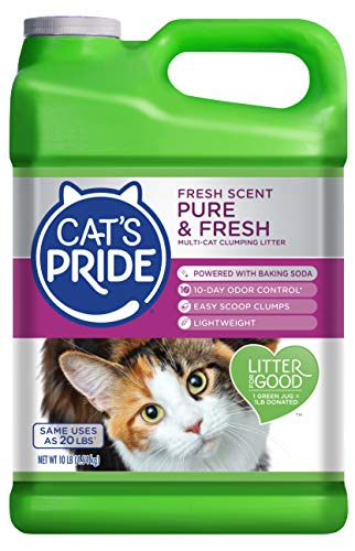 Product Cover Cat's Pride Fresh & Light Ultimate Care Scented Multi-Cat Litter, 10 Pound, Single Pack