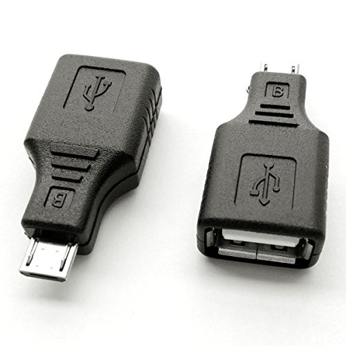 Product Cover USB 2.0 Micro USB Male to USB Female OTG Adapter (2 Pack)