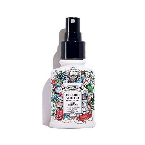 Product Cover Poo-Pourri Before-You-Go Toilet Spray, Ship Happens Scent, 2 oz