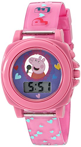 Product Cover Peppa Pig Girl's Quartz Plastic Watch, Color:Pink (Model: PPG6000)