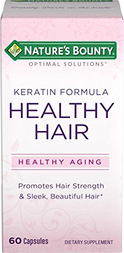 Product Cover Nature's Bounty Optimal Solutions Healthy Hair Keratin Formula, 60 Capsules
