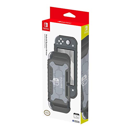 Product Cover Nintendo Switch Lite Hybrid System Armor (Gray) by HORI - Officially Licensed by Nintendo