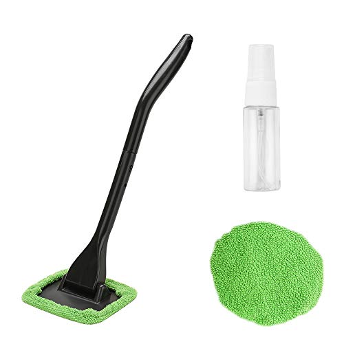 Product Cover XINDELL Window Windshield Cleaning Tool Microfiber Cloth Car Cleanser Brush with Detachable Handle Auto Inside Glass Wiper Interior Accessories Car Cleaning Kit