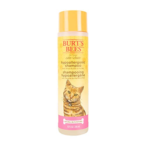 Product Cover Burt's Bees for Cats Hypoallergenic Shampoo with Shea Butter and Honey | Best Shampoo For All Cats and Kittens With Sensitive Skin