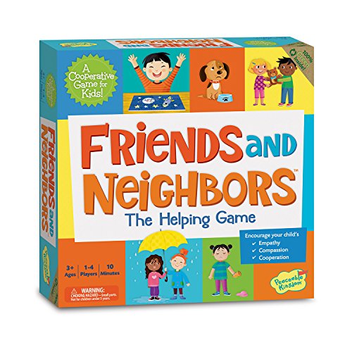 Product Cover Peaceable Kingdom Friends and Neighbors: The Helping Game Emotional Development Cooperative Game for Kids