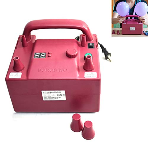 Product Cover OriGlam 【2019 All New】 Portable Electric Balloon Blower Pump, Dual Nozzle Balloon Air Inflator, 110V 680W with 2 Inflation Nozzles for Decoration