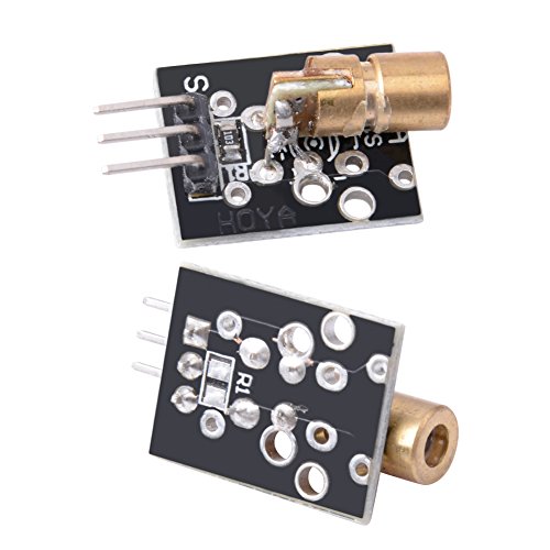 Product Cover 6 Pcs KY-008 Laser Dot Diode Copper Head Sensor Module for Arduino