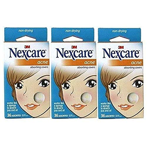 Product Cover Nexcare Acne Absorbing Covers, Assorted 36 ea Package of 3