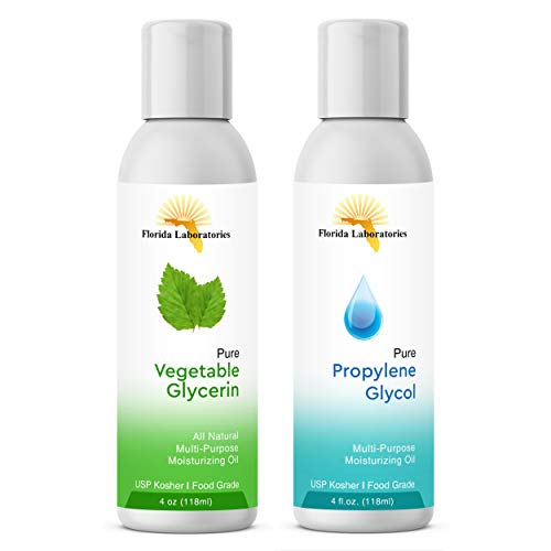 Product Cover 2-4oz Vegetable Glycerine & Propylene Glycol USP Kosher VG PG 99.9% Pure Food Grade