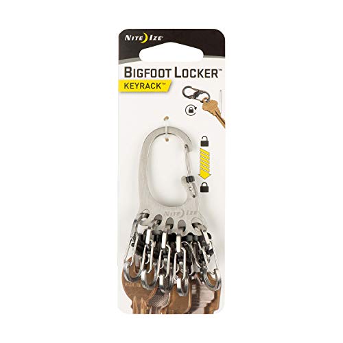 Product Cover Nite Ize Bigfoot Locker Key Rack-Stainless