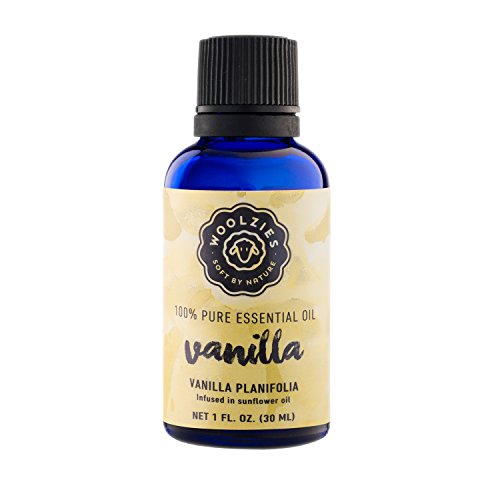 Product Cover Woolzies Top Quality Vanilla Essential Oil - Aromatherapy Oil for Diffuser, Home & Topical Use | 100% Pure Natural Blend of Vanilla Oil | Therapeutic Grade, Antioxidant & Anti-Ageing Massage Oil | 1oz