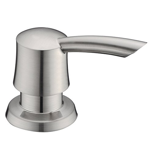 Product Cover GICASA Bathroom Kitchen Sink Soap Dispenser, High-capacity 320ML ABS Bottle Soap Dispenser Brushed Nickel Finish