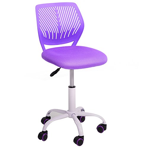 Product Cover GreenForest Desk Chair for Kids Teens Office Chair with Low Back Armless Adjustable Swivel Chair,Purple