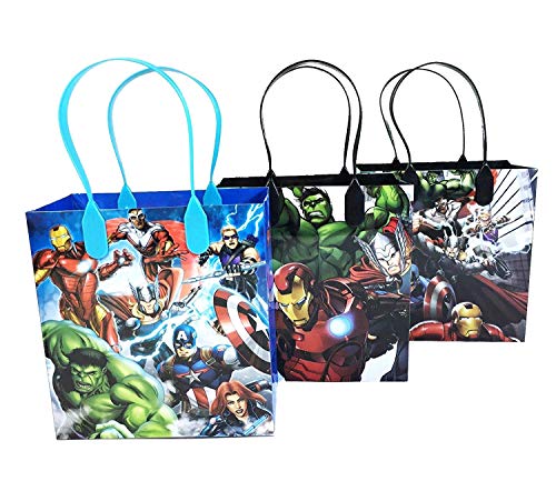 Product Cover Avengers Characters 12 Premium Quality Party Favor Reusable Goodie Small Gift Bags