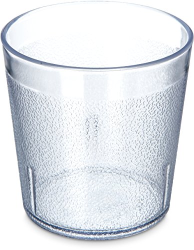 Product Cover Carlisle 5529-8107 BPA Free Plastic Stackable Tumbler, 9 oz., Clear (Pack of 6)