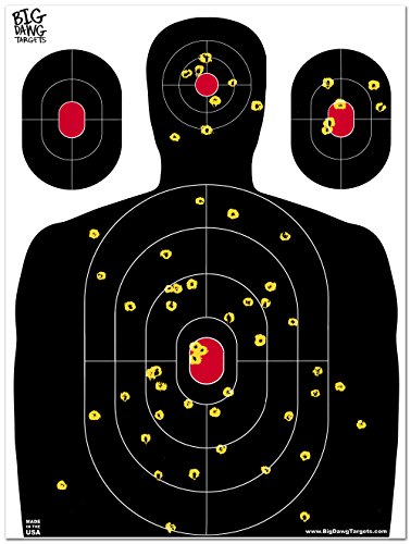 Product Cover Big Dawg Targets - 18 X 24 Inch Silhouette Reactive Splatter Shooting Target - 25 Pack