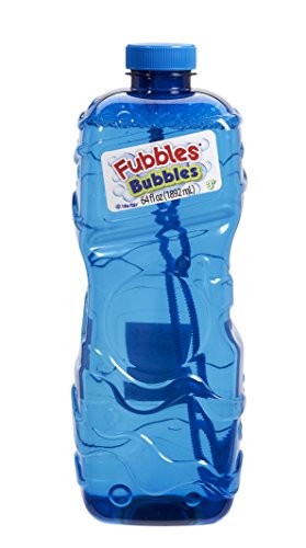 Product Cover Little Kids Fubbles Premium Long Lasting Bubble Solution, Assorted Colors, 64 oz