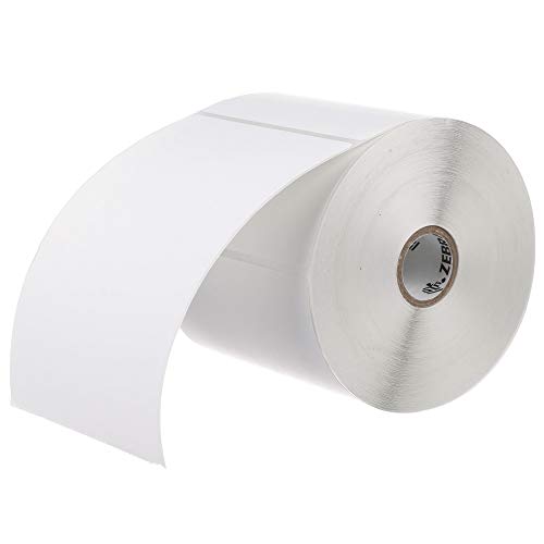 Product Cover Zebra - 4 x 6 in Thermal Transfer Paper labels, Z-Perform 2000T Permanent Adhesive Shipping labels, Zebra Desktop Printer Compatible, 1 in Core - 6 rolls - 10031652SP