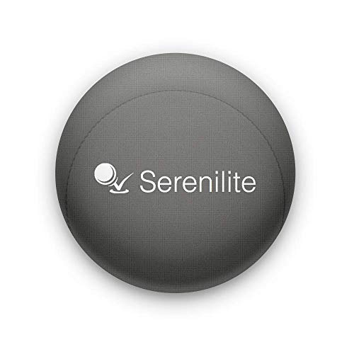 Product Cover Serenilite Hand Therapy Stress Ball - Optimal Stress Relief - Great for Hand Exercises and Strengthening (Titanium)