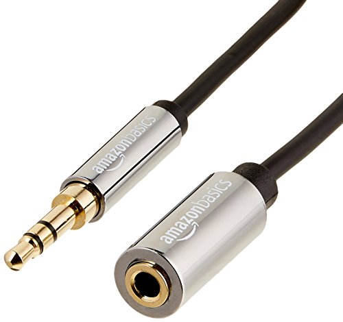 Product Cover AmazonBasics 3.5mm Male to Female Stereo Audio Extension Adapter Cable - 6 Feet