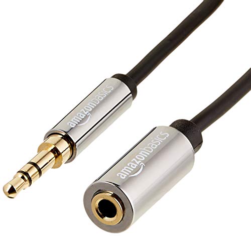 Product Cover AmazonBasics 3.5mm Male to Female Stereo Audio Extension Adapter Cable - 12 Feet