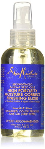 Product Cover Shea Moisture Mongongo & Hemp Seed Oils High Porosity Moisture-Seal Finishing Elixir