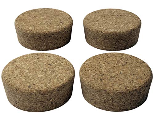 Product Cover Cork Lids/Stoppers for Mason, Ball, Canning Jars (4 Pack, Wide Mouth)