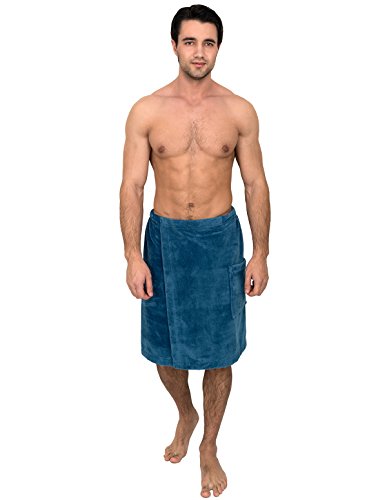 Product Cover TowelSelections Men's Wrap, Shower & Bath, Water Absorbent Cotton Lined Fleece