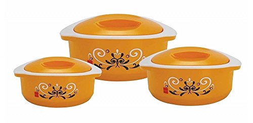 Product Cover Cello Hot-Treat Casserole Insulated Hot Pot, Food Warmer, 3-Piece Set