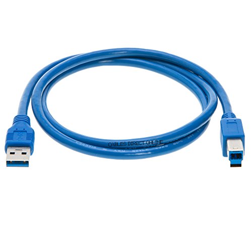 Product Cover USB 3.0 A Male to A/B/C Male Cable Cord 3FT 6FT 10FT Data Wire Charger Printer Laptop Pc (3FT, (A - Male) to (B -Male))