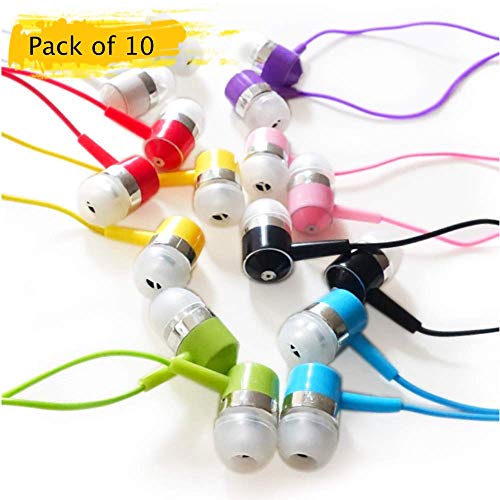 Product Cover Life.Idea Bulk Earbuds Pack of 10 Wholesale Earphones Headphones in Bulk for Smart Phone, MP3, Computer