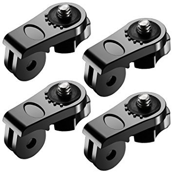 Product Cover Neewer Universal Conversion Adapter (1/4 Inch 20) Mini Tripod Screw Mount Fixing GoPro 5 6 7Accessories to Sony Olympus DJI OSMO Action and Other Action Cameras(4 Pack)