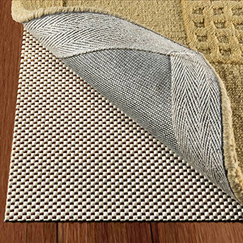 Product Cover DoubleCheck Products Non Slip Area Rug Pad for Hardwood Floors Size 2 X 8 Extra Strong Grip and Thick Padding