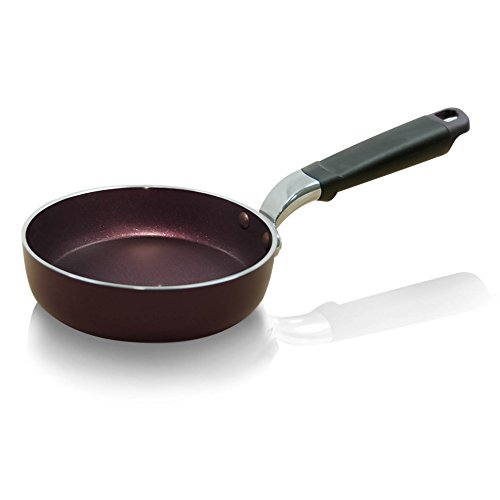 Product Cover TeChef - 5.5-Inch One Egg Frying Pan, Coated with New Teflon Select/Non-Stick Coating (PFOA Free) / (Aubergine Purple) - Colour Collection (5.5-Inch)