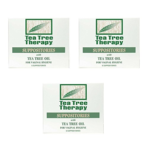 Product Cover Tea Tree Suppository Tea Tree Therapy (3-Pack of 6)