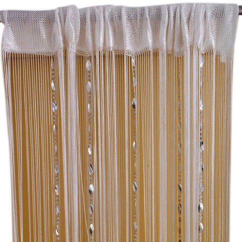 Product Cover ZideTang Beaded Door Curtain Tassel Divider Color White by ZideTang