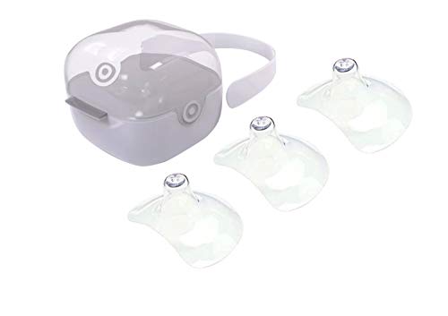 Product Cover purifyou Premium Nipple Shield, 20mm / 24mm Set of 3 - Non-Toxic, BPA and BPS Free (20mm, Clear)