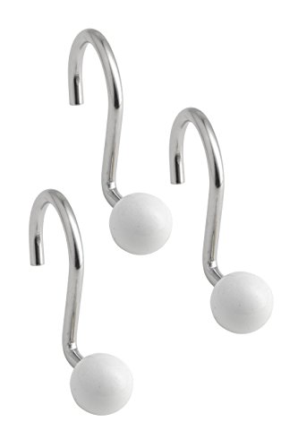 Product Cover Popular Bath Ball Metal Shower Hooks, White