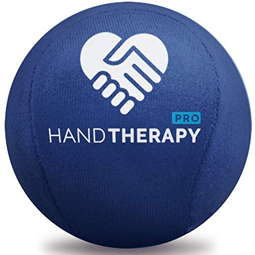 Product Cover Stress Ball Hand Therapy Gel Squeeze Ball for Hand Stress and Therapeutic Relief, Grip Strength, Hand Mobility and Restoration (Navy)