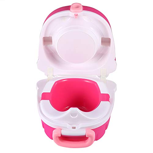 Product Cover ONEDONE Small Portable Potty for Toddler Travel Outdoor Toilet Squatting Potty for Baby Potty Training (Girl)