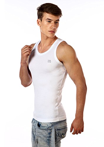 Product Cover Lux Cozi Men's 100% Cotton White Vests (Pack of 5)