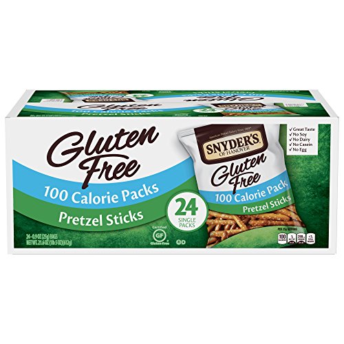 Product Cover Snyder's of Hanover Gluten Free Pretzel Sticks, 100 Calorie Packs, 24 Count