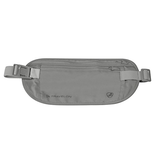 Product Cover Travelon RFID Blocking Undergarment Waist Pouch, Gray