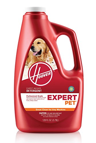 Product Cover Hoover Expert Pet Carpet Cleaner Solution Formula, 128 oz, AH15075, Red